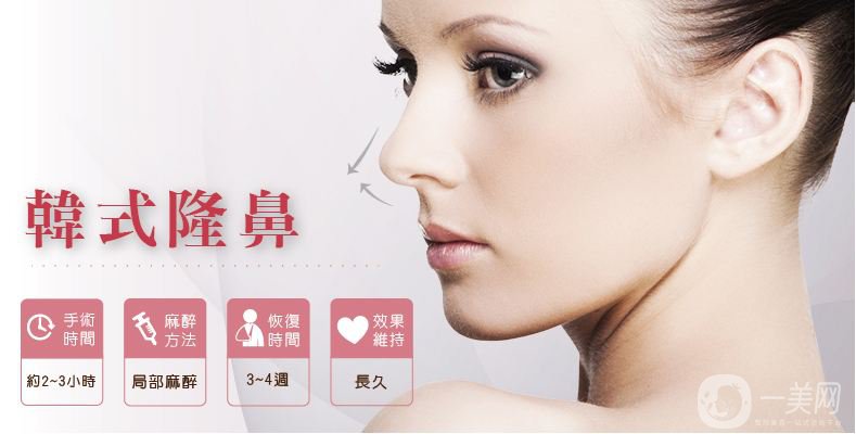 韓式隆鼻前后*果分享